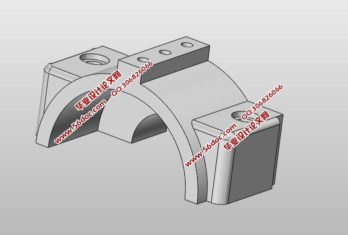 右轴承座组件加工工艺及夹具设计(含cad零件夹具图,solidworks三维图)
